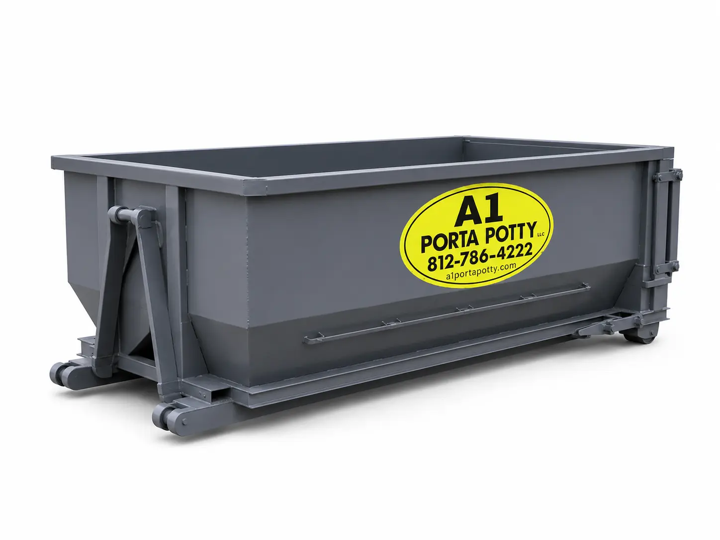 10 yard roll off dumpster rental from A1 Porta Potty
